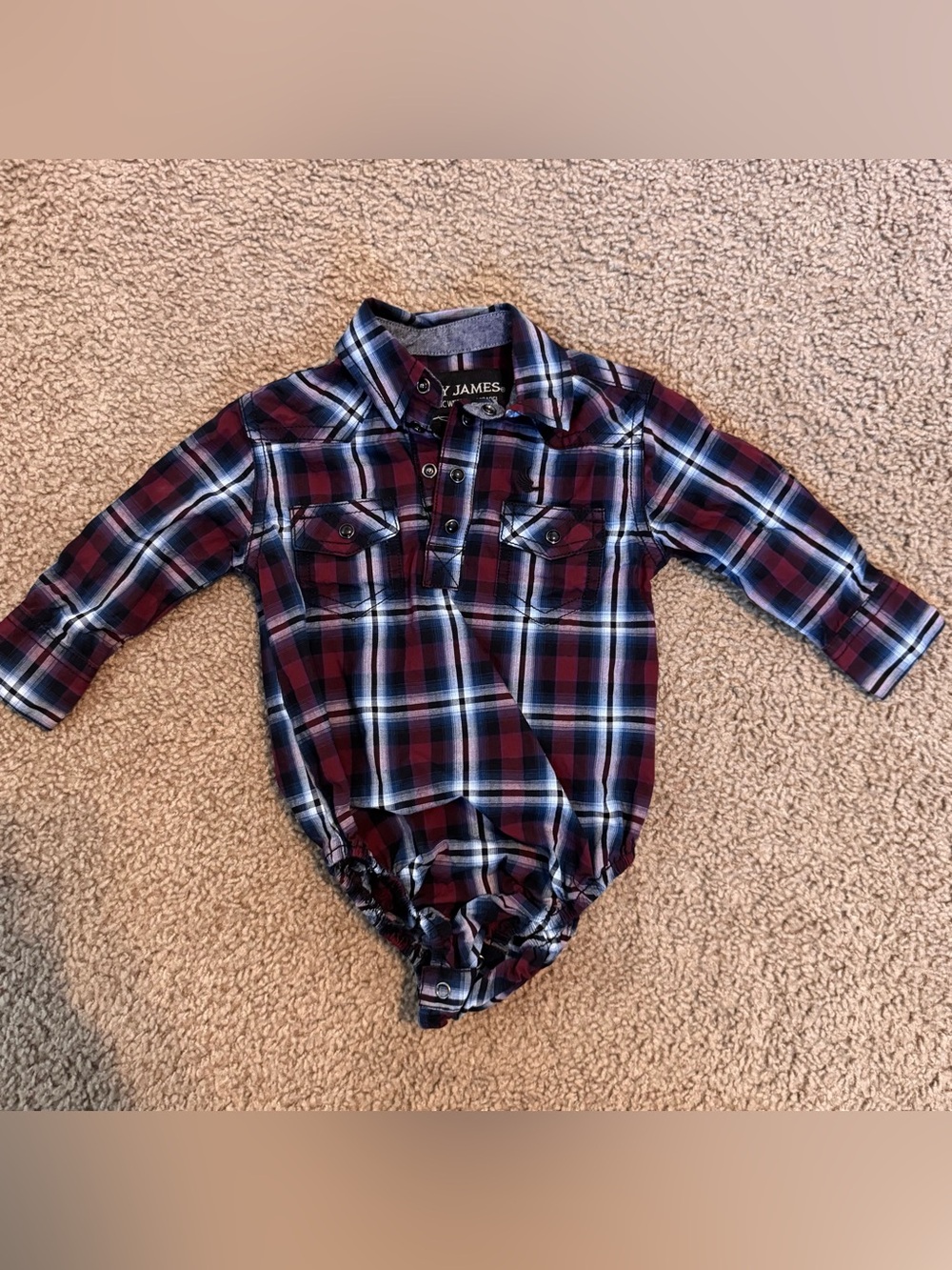 Cody James Button up Onesie
